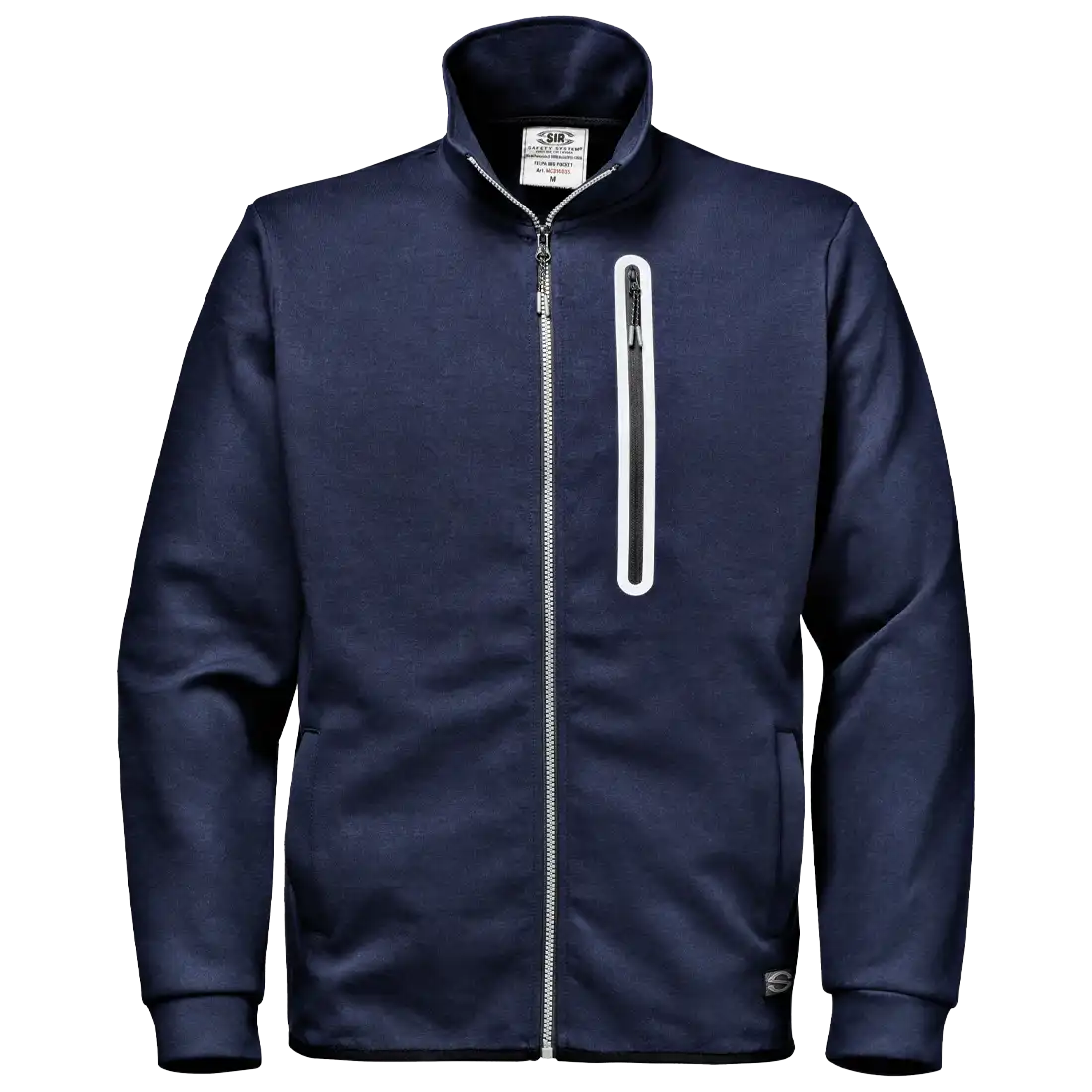 BIG POCKET SWEATSHIRT - Hi-Vis Reflex Profile - Full-Zip - Double-Jersey Fabric - Image 1