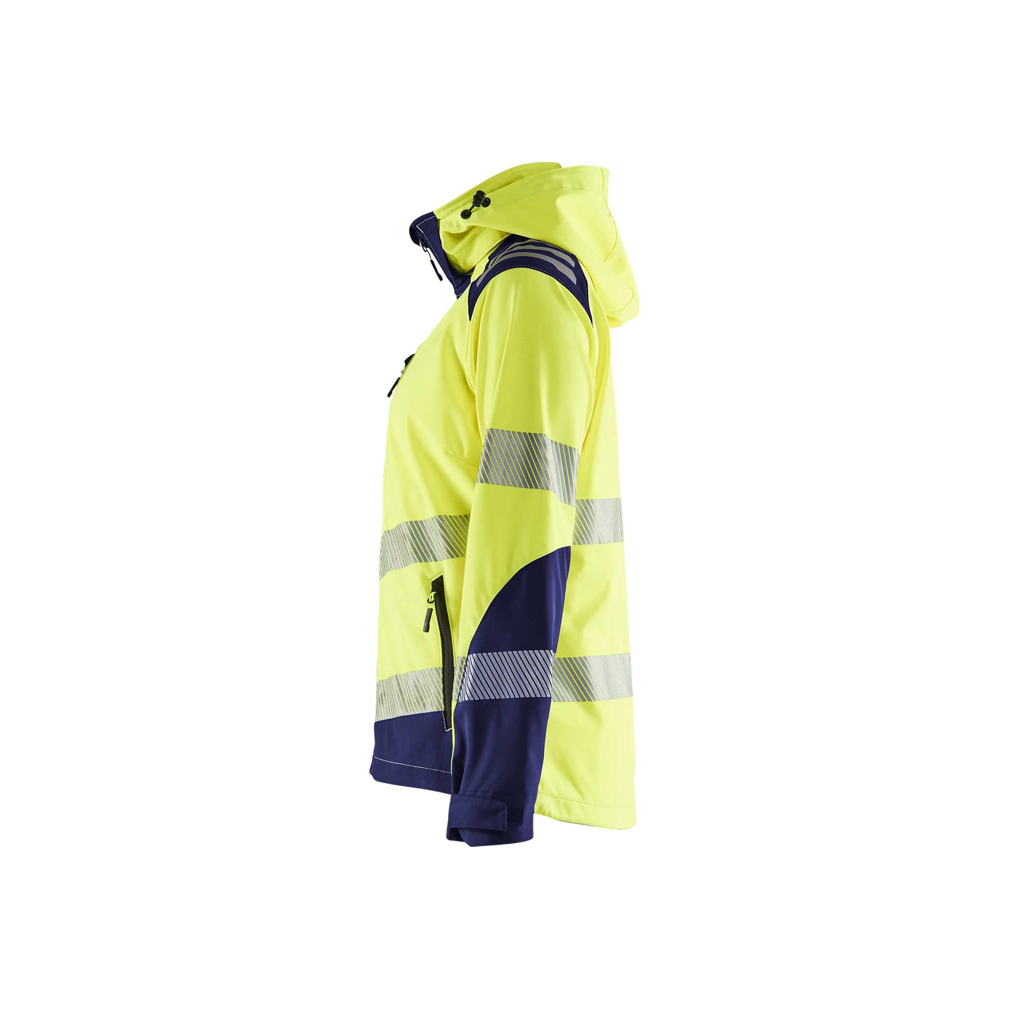 BLAKLADER 47912513 Women's Hi Vis Softshell Jacket Hi Vis Reflective Softshell Work Jacket WOMEN - Waterproof