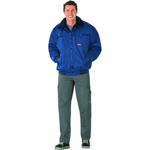 Planam Outdoor Gletscher Pilotenjacke marine S marine - Produktbild mit Model