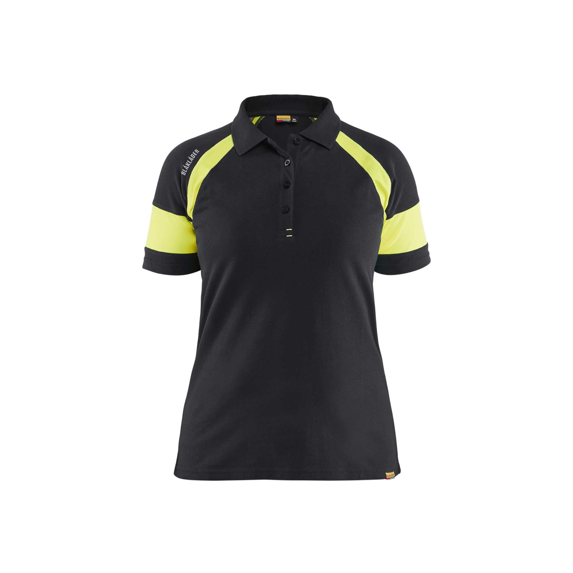BLAKLADER 35291050 Women's Polo Shirt with Hi vis Hi Vis Reflective Short Sleeve Work Polo WOMEN - 60% Cotton