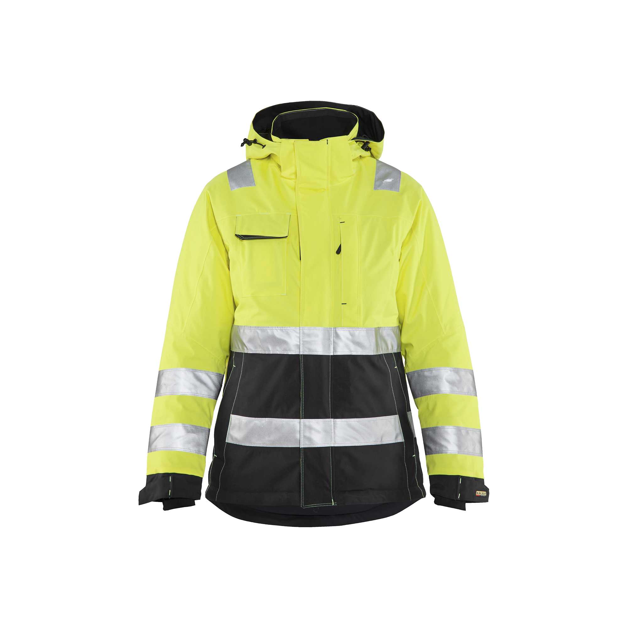 BLAKLADER 48721987 Women's Hi Vis Winter Jacket Hi Vis Reflective Work Jacket WOMEN - Waterproof