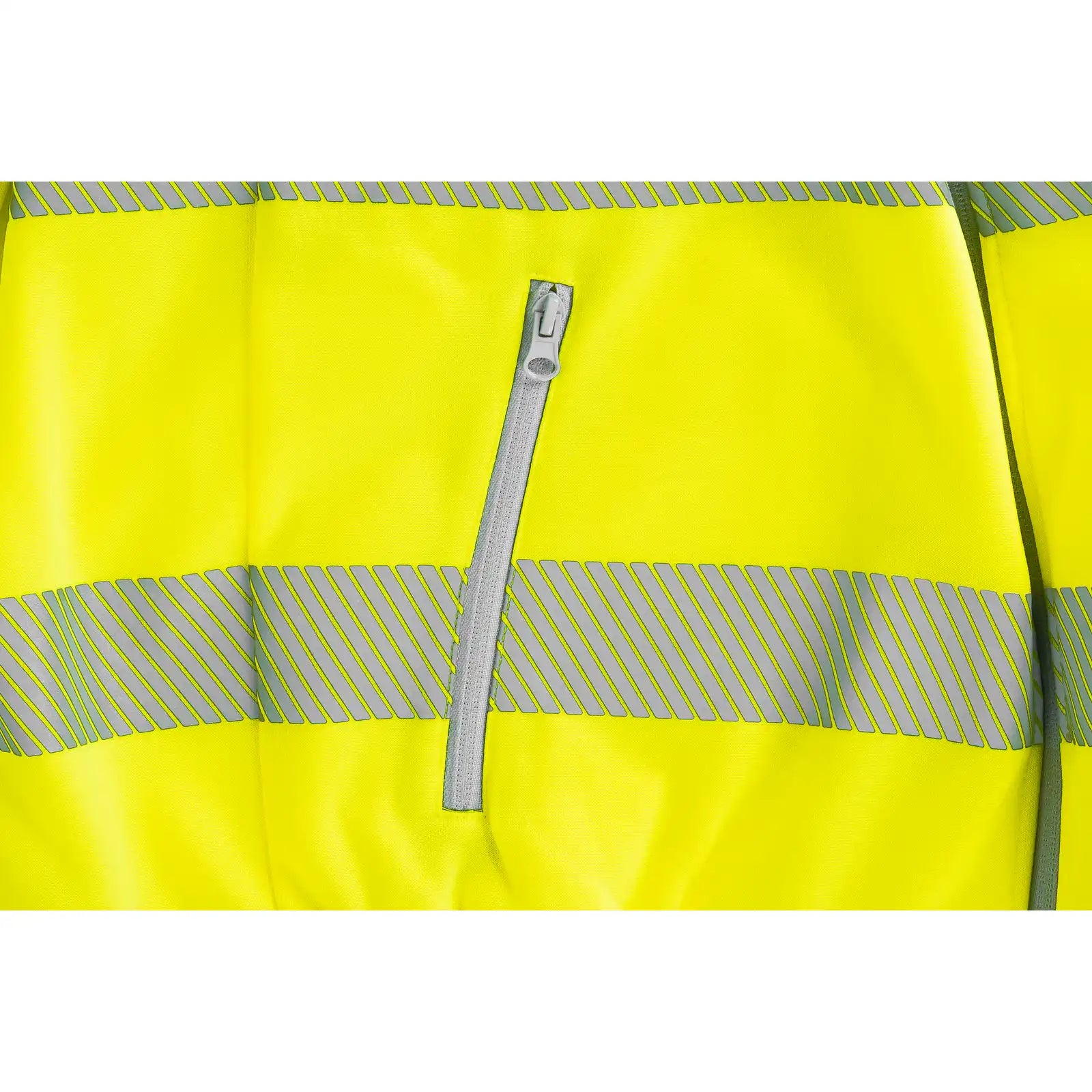 Planam Norit Warnschutz Hoody gelb/zink XS gelb/zink - Extra Detailbild