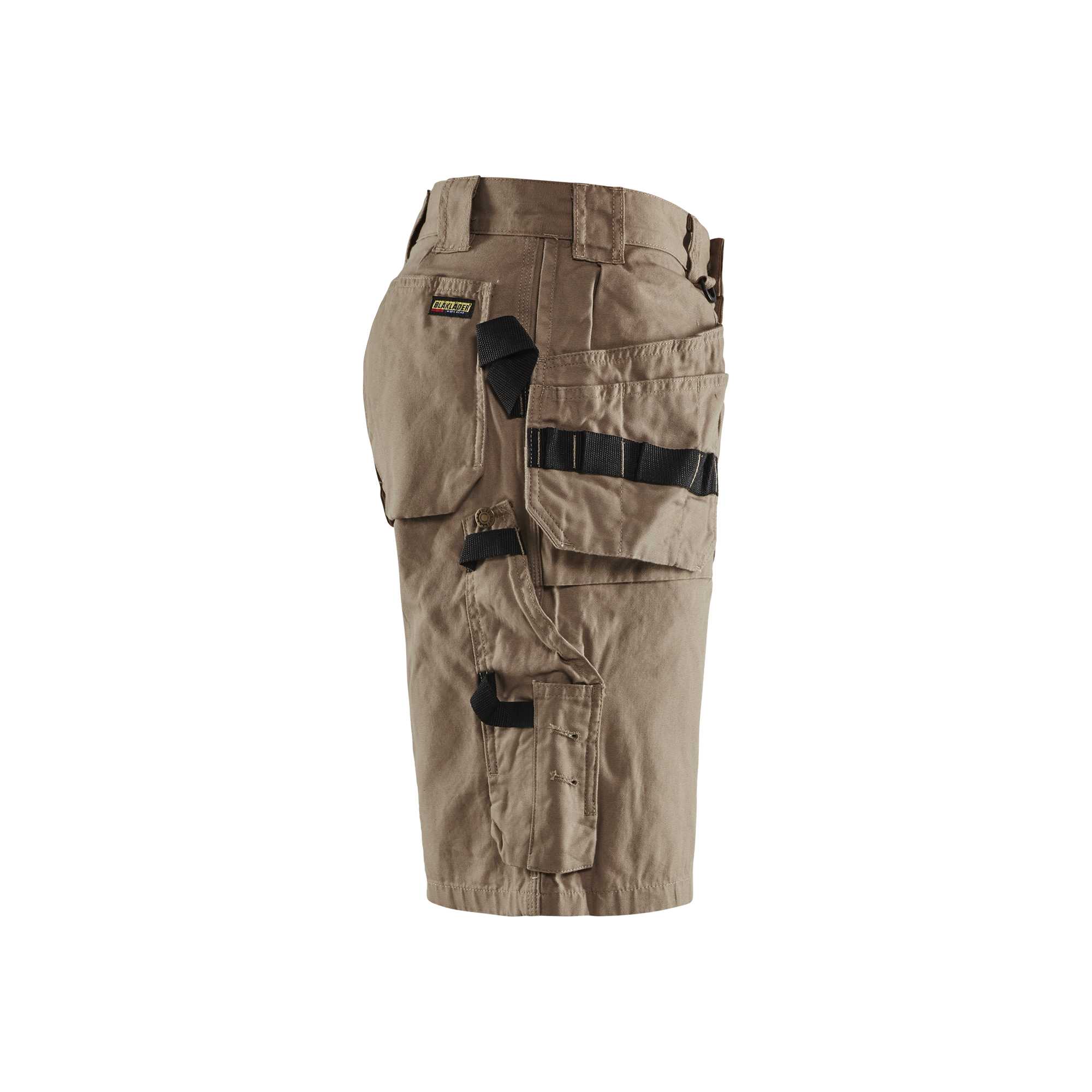 BLAKLADER 15341310 | Craftsman Shorts Work Shorts Men - 100% Cotton Canvas