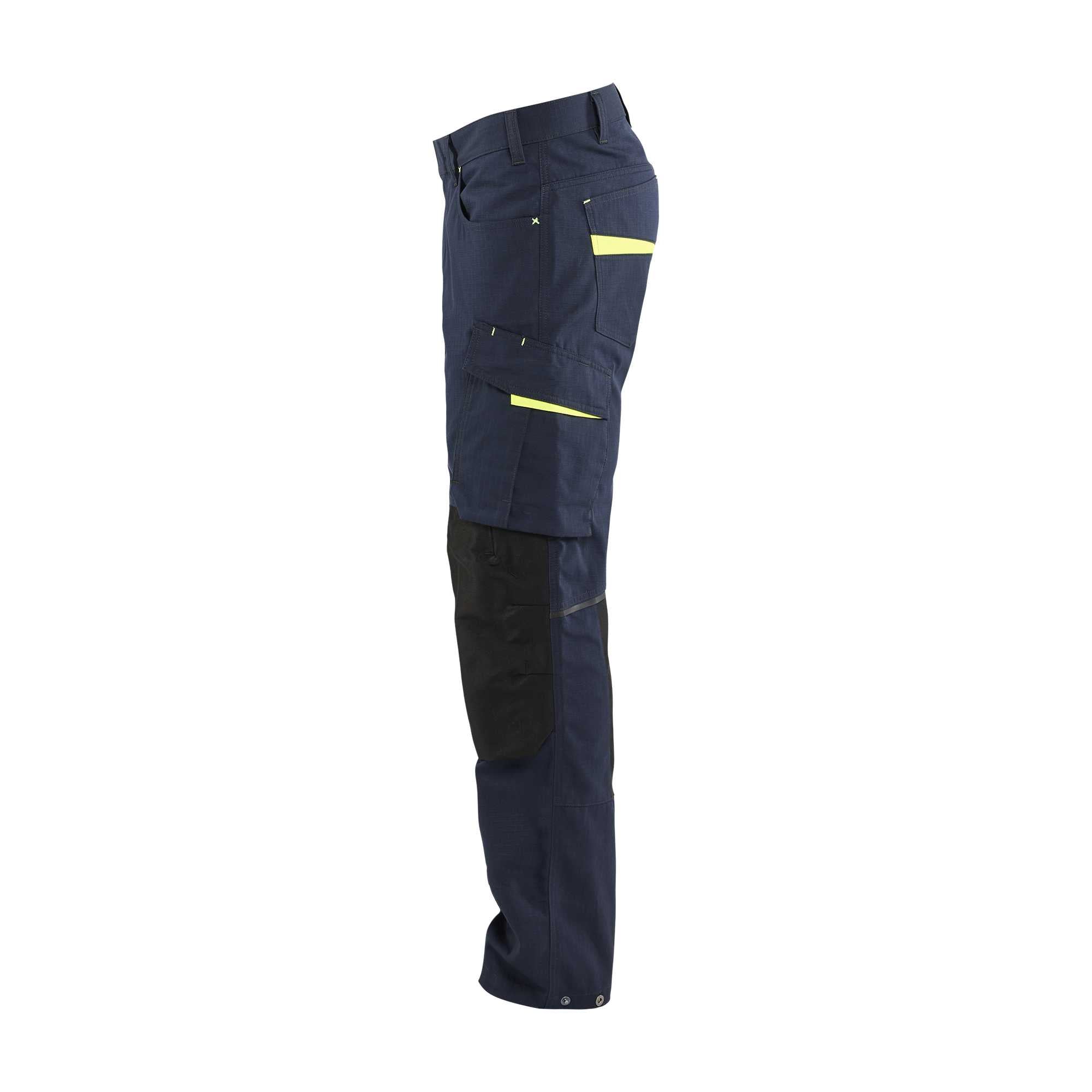 BLAKLADER 14951330 | Service Trousers with Stretch Work Trousers Men - Ripstop Fabric
