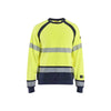 BLAKLADER 30881762 Sweatshirt Multinorm Hi Vis Reflective Work Sweatshirt MEN - Flame Retardant