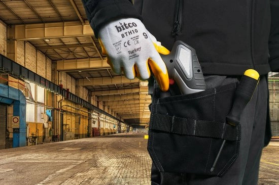 BITCO BTC10 Arbeitshose – Strapazierfähige Polyester-Baumwollmischung – Mehrere Werkzeugtaschen – Doppelt genäht