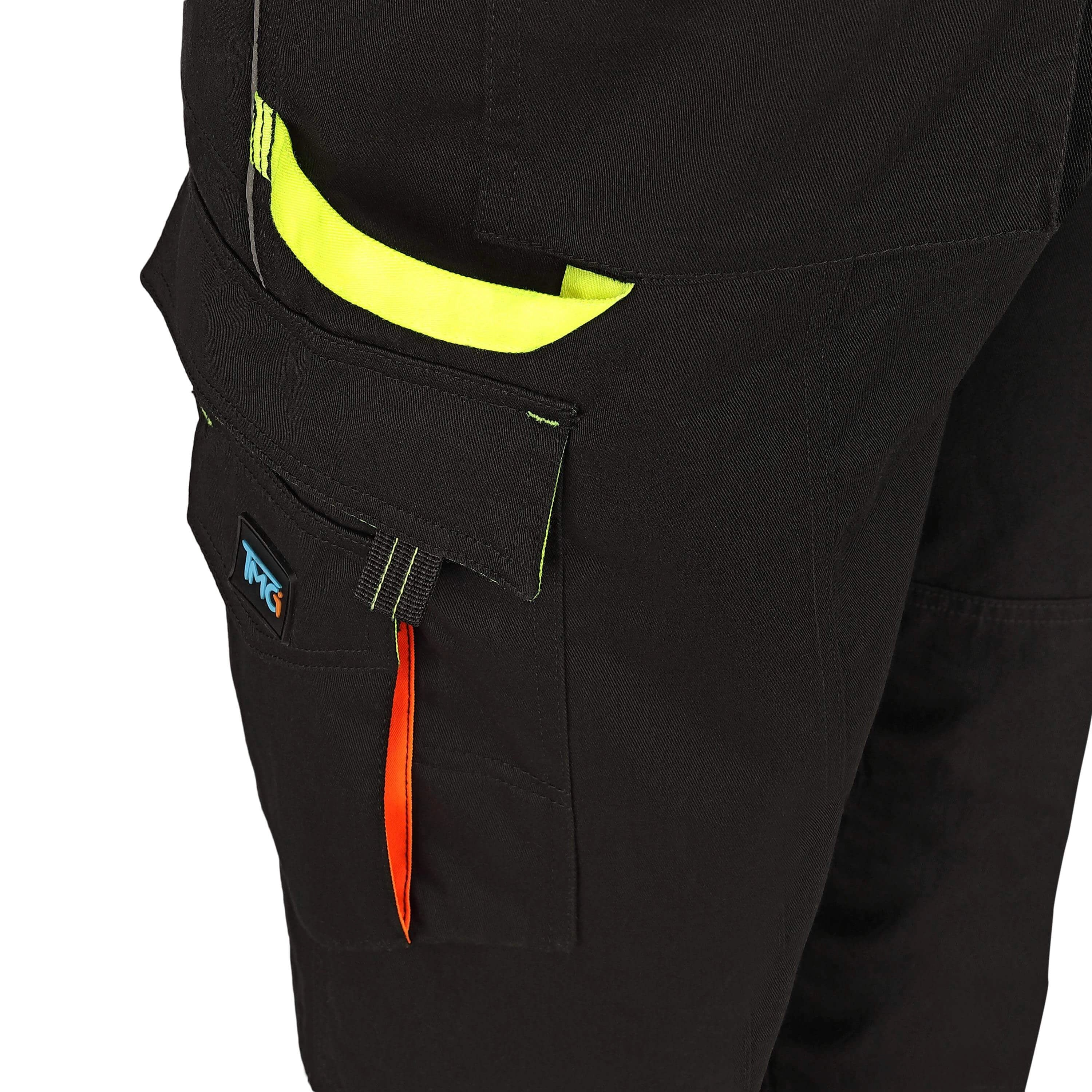 TMG Profile Work trousers black - Profile_Lang_03c