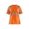BLAKLADER 35022537 Women's Hi vis T shirt Hi Vis Reflective Short Sleeve Work T-Shirt WOMEN - 55% Polyester