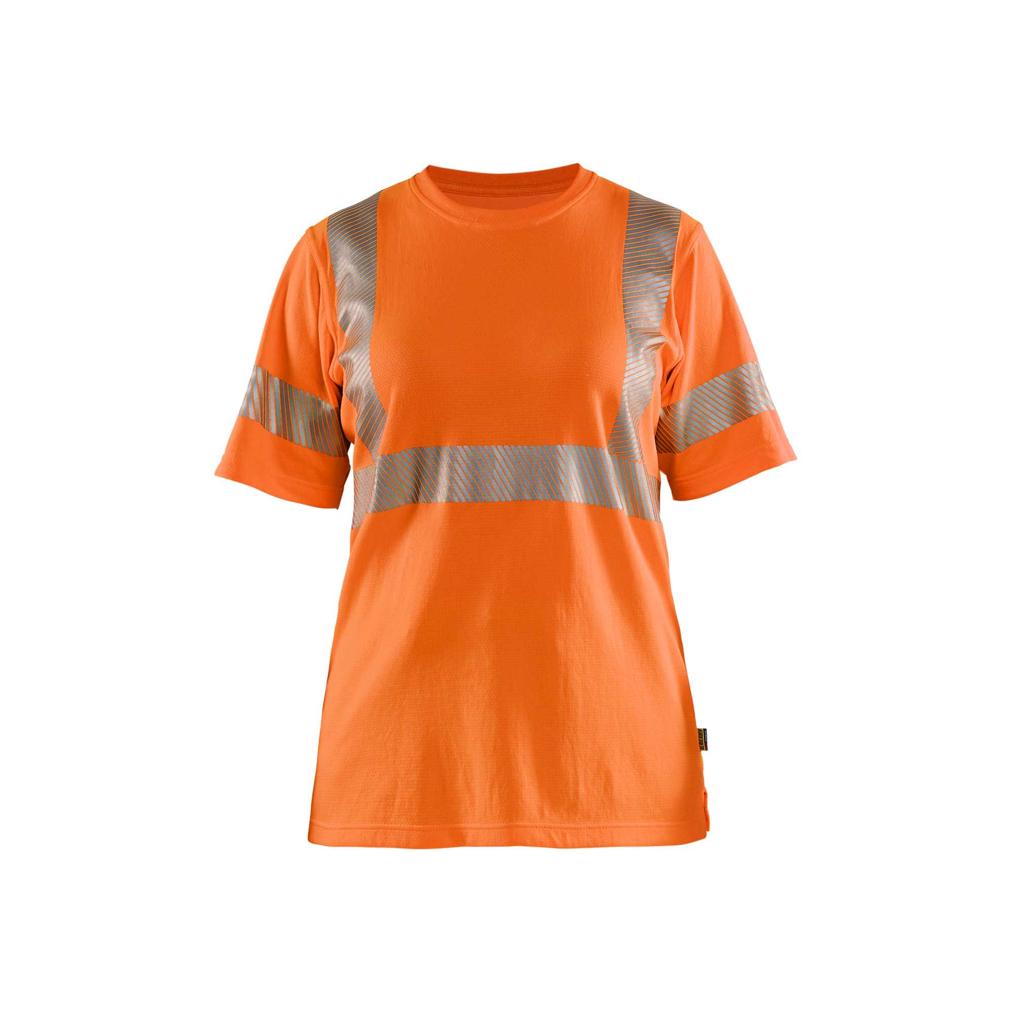 BLAKLADER 35022537 Women's Hi vis T shirt Hi Vis Reflective Short Sleeve Work T-Shirt WOMEN - 55% Polyester