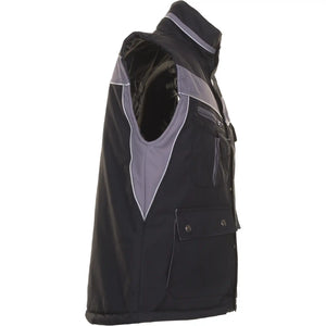 Planam Plaline Winterweste schwarz/zink XS schwarz/zink - Produktbild ohne Model