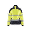 BLAKLADER 44481560 Women's Multinorm softshell Jacket Hi Vis Reflective Softshell Work Jacket WOMEN - Flame Resistant