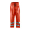 BLAKLADER 13842000 Rain Trousers Hi Vis LEVEL 1 Hi Vis Reflective Work Trousers Men - waterproof
