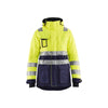 BLAKLADER 44721987 Women's Hi vis Winter Parka Hi Vis Reflective Parka Work Jacket WOMEN - Waterproof