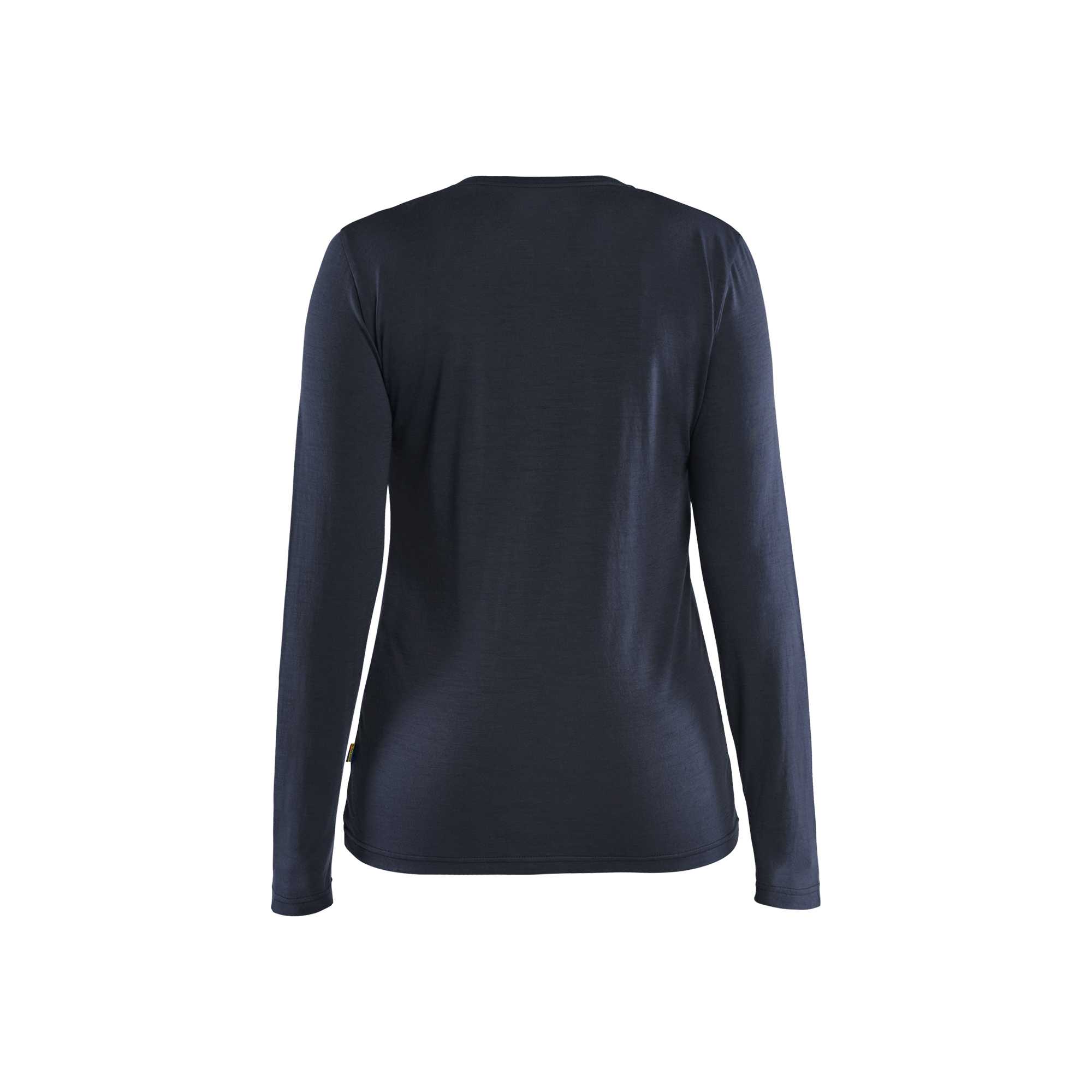 BLAKLADER 35391743 Women's Long Sleeved Merino Wool T Shirt Long Sleeve Work T-Shirt WOMEN - 85% Merino Wool