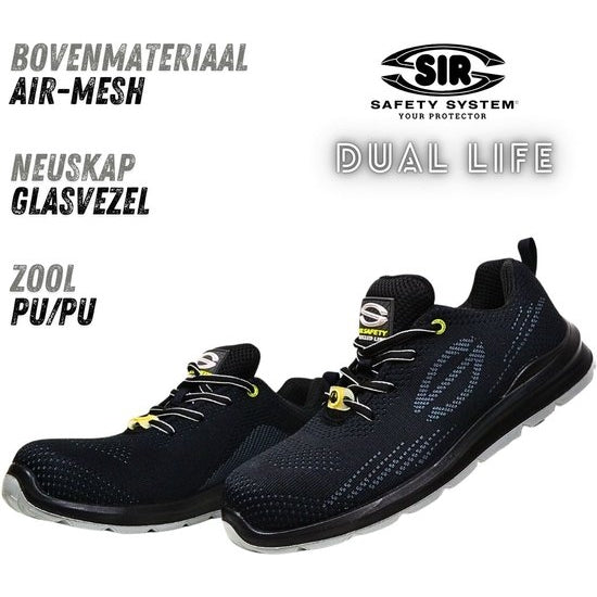 DUAL LIFE Safety Shoe - S1P - Metal Free - Air-Mesh Upper - Image 9