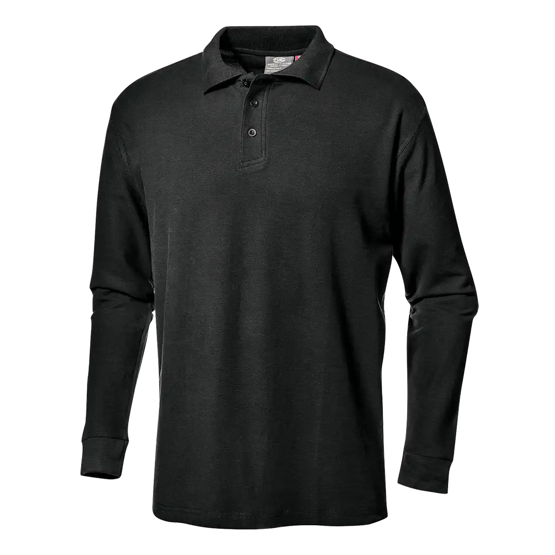 SIR SAFETY PIQUET polo long sleeve Long Sleeve Work Polo MEN - 100% Cotton