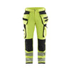 BLAKLADER 19971642 | Hi Vis trousers 4 way stretch Hi Vis Reflective Work Trousers Men - Water Repellent