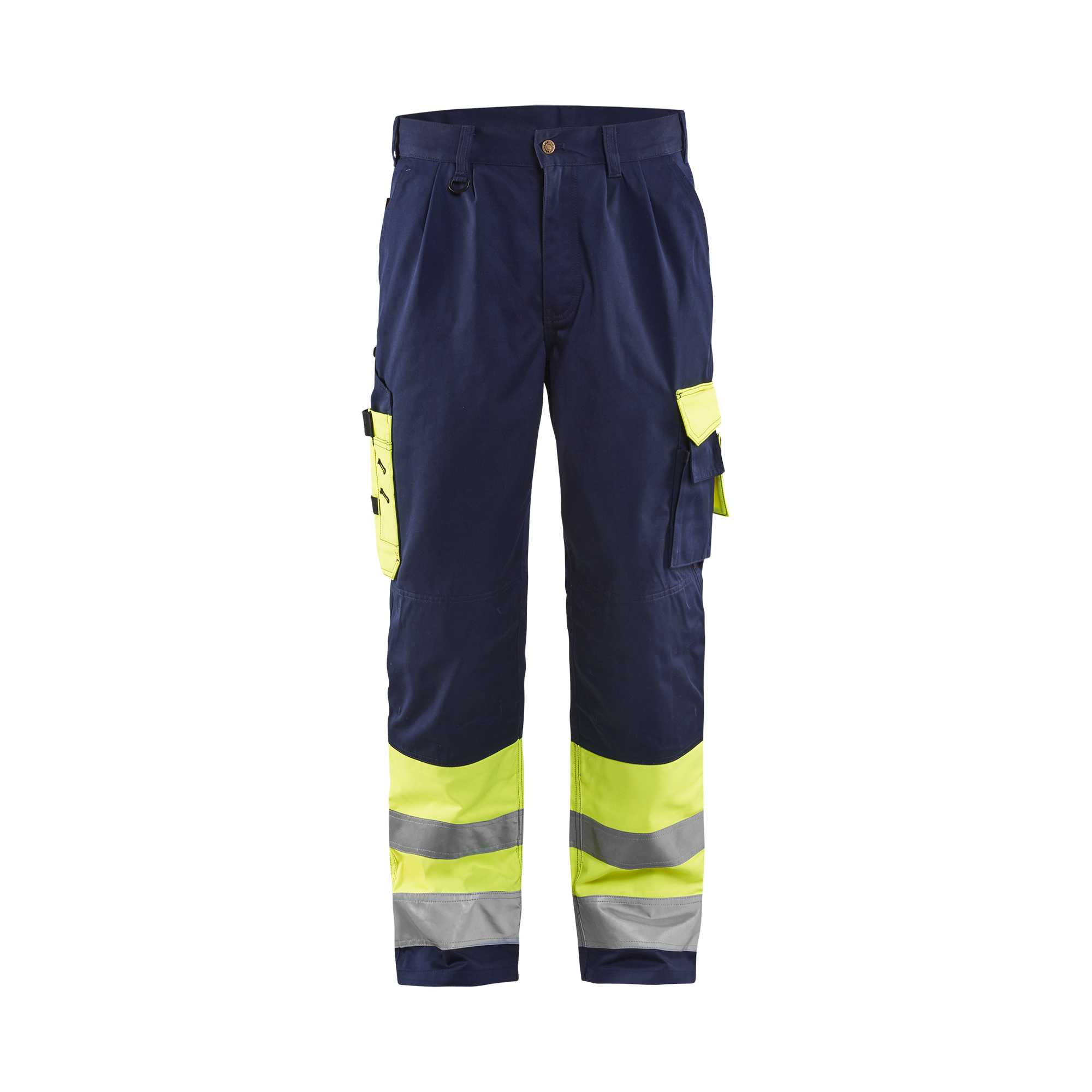 BLAKLADER 15841860 | Hi Vis Trousers Hi Vis Reflective Work Trousers Men - Twill Fabric