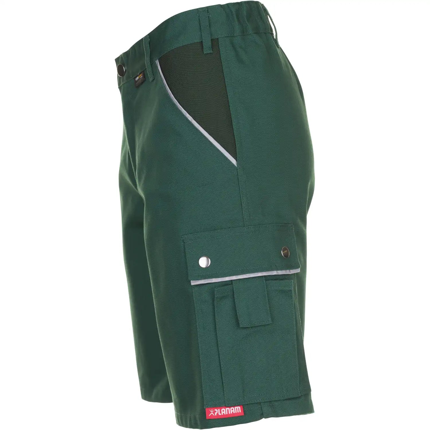 Planam Canvas 320 Shorts grün/grün S grün/grün - Produktbild ohne Model