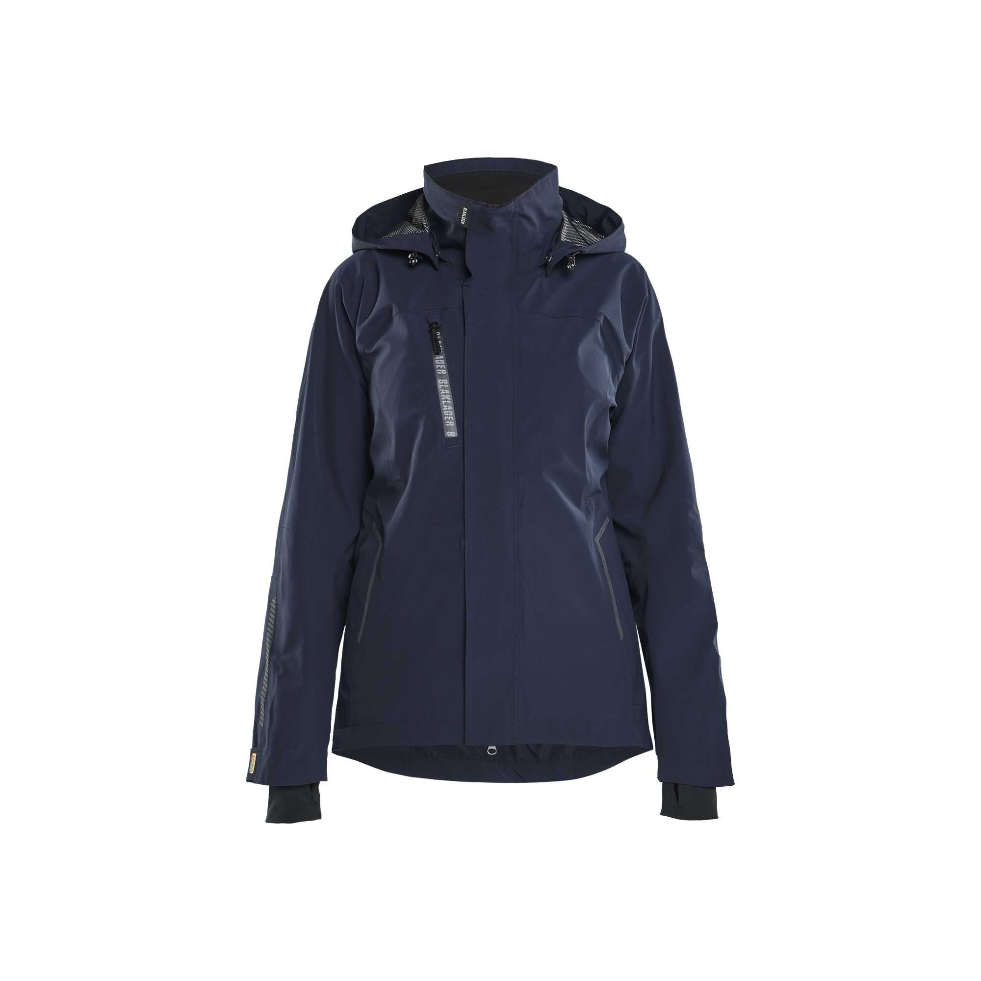 BLAKLADER 44031917 Women's Shell Jacket Stretch Hi Vis Reflective Shell Work Jacket WOMEN - Waterproof