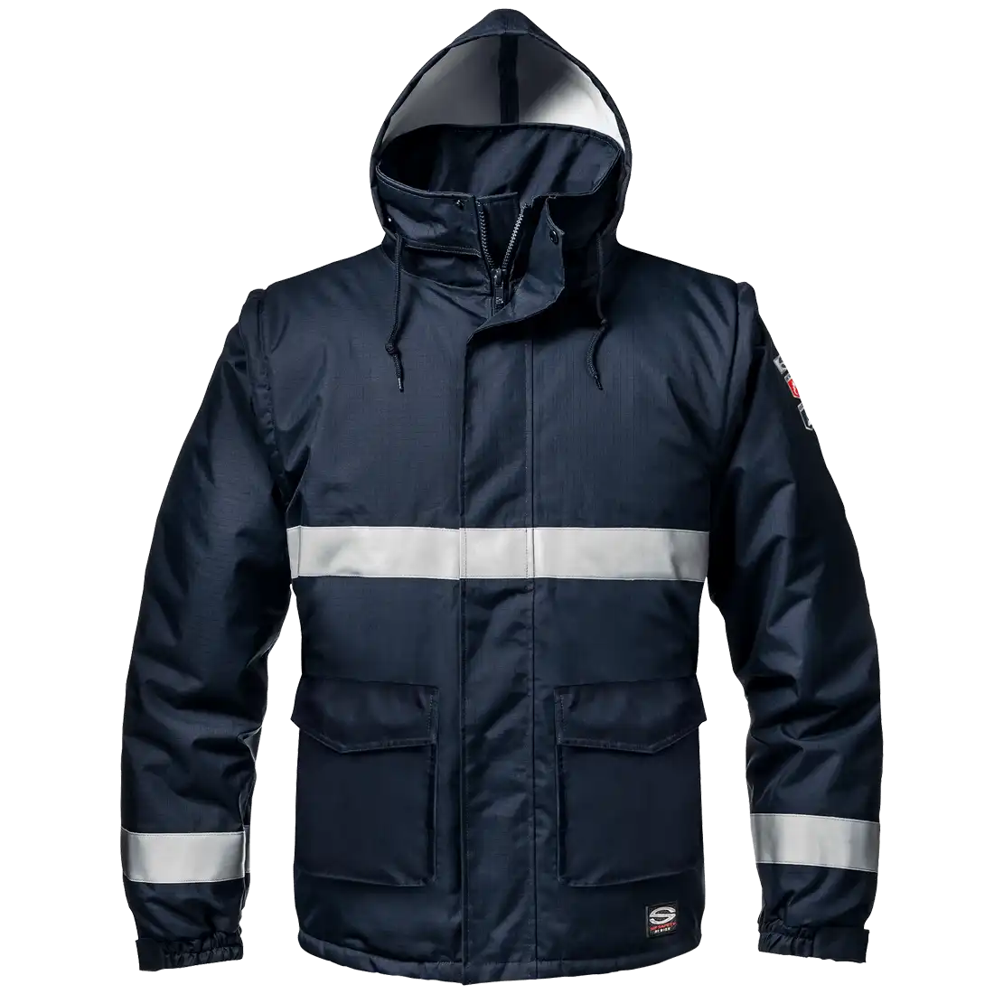 SIR SAFETY MICROLINES Water Repellent Pilot Jacket Men - Removable Sleeves