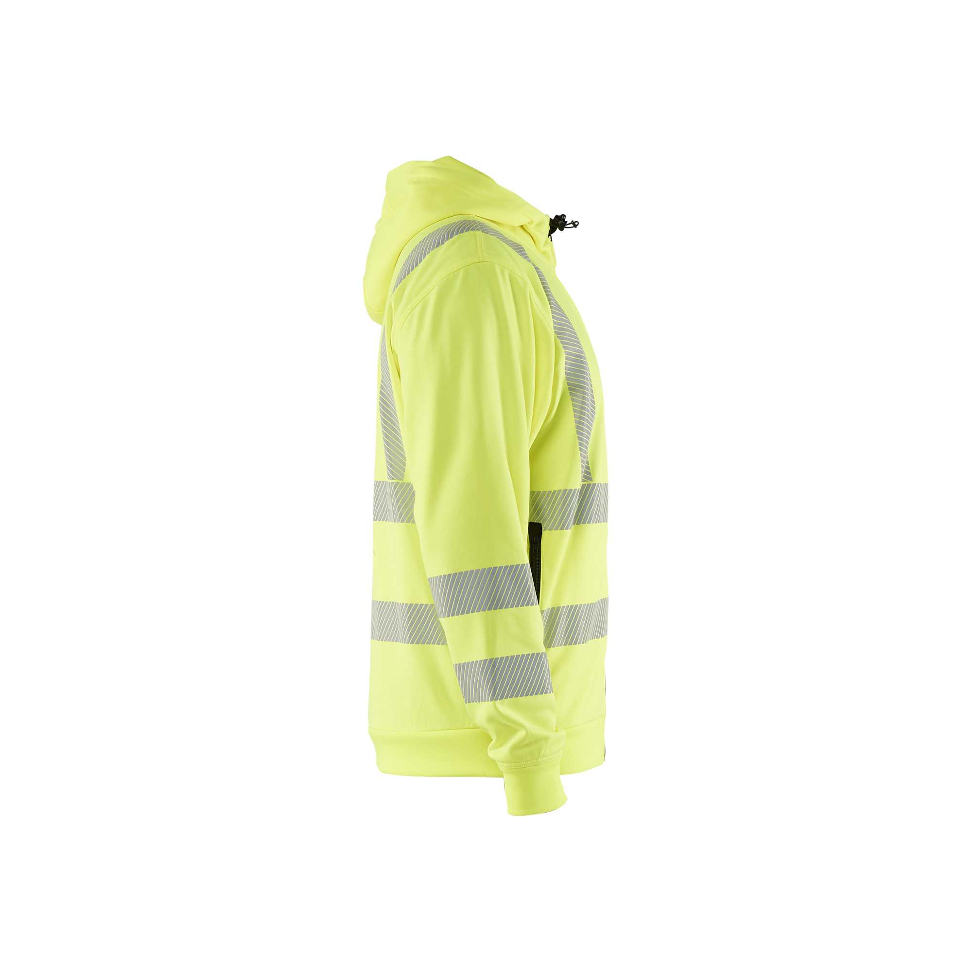 BLAKLADER 35652538 Hi Vis Hoodie Full Zip Hi Vis Reflective Hoodie Work Sweatshirt MEN - Breathable