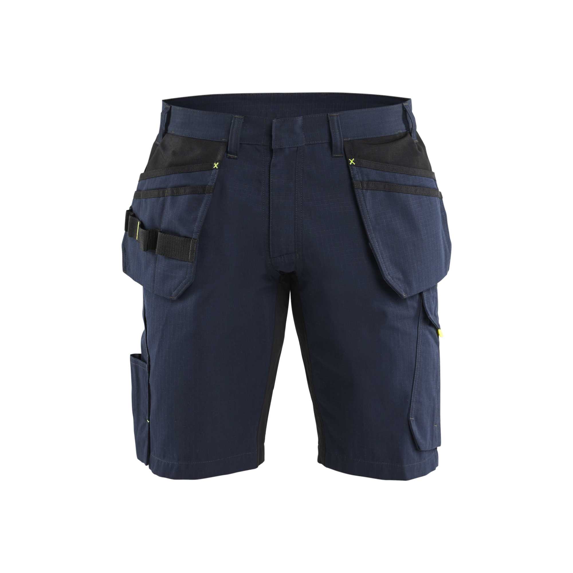 BLAKLADER 14941330 Service Shorts with Tool Pockets Work Shorts Men - ripstop fabric