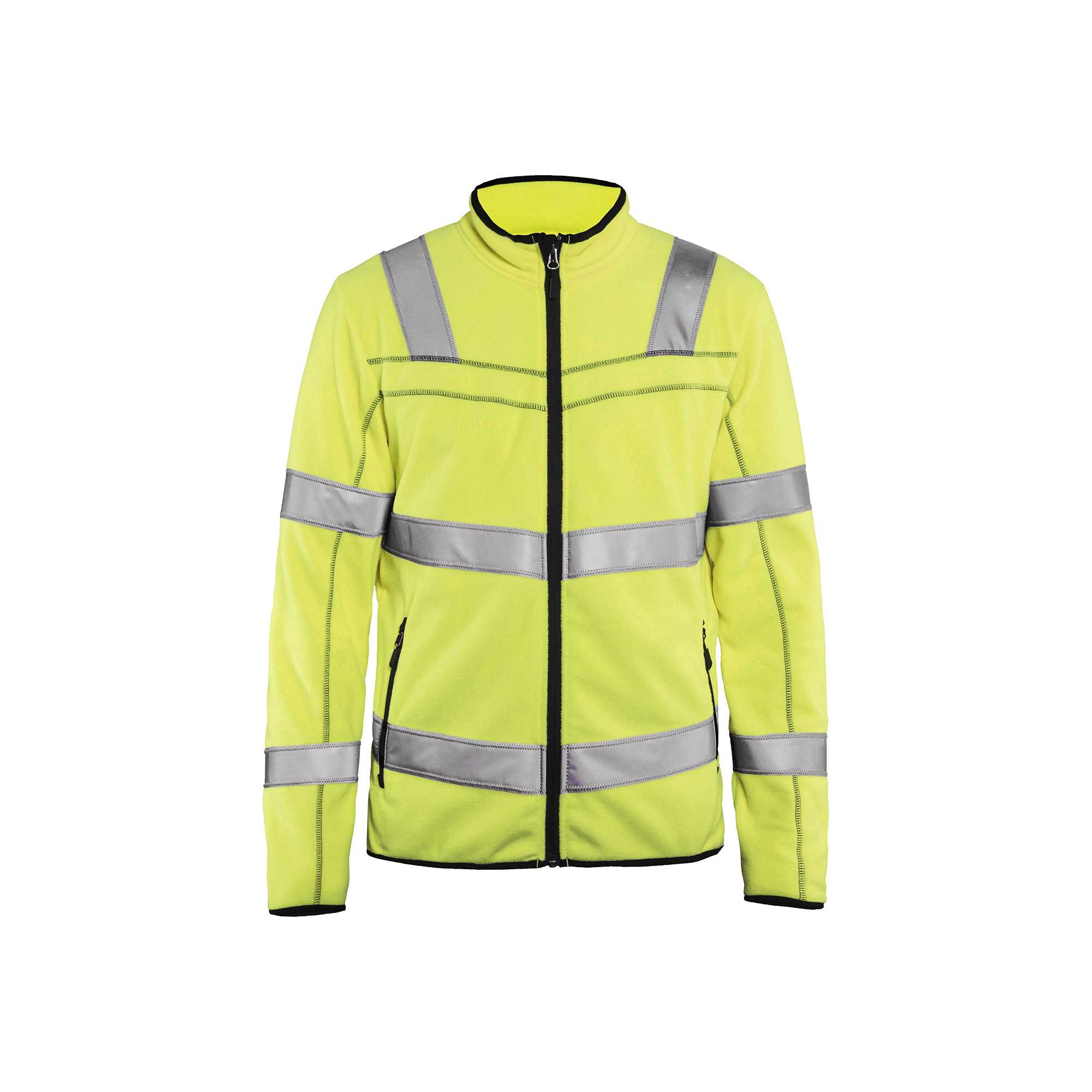 BLAKLADER 49411010 Hi Vis Microfleece Jacket Work Jacket MEN - Antipilling