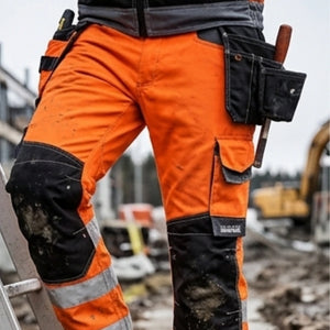 SIR SAFETY RUSH High Vis Work Trousers Men - CORDURA® Reinforced Knees
