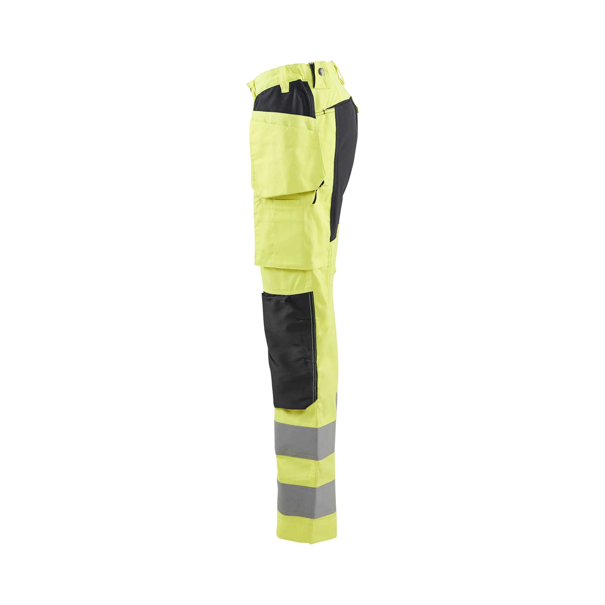 BLAKLADER 71631811 | Women's Hi Vis trousers with stretch Hi Vis Reflective Work Trousers Women - Class 2 Certified