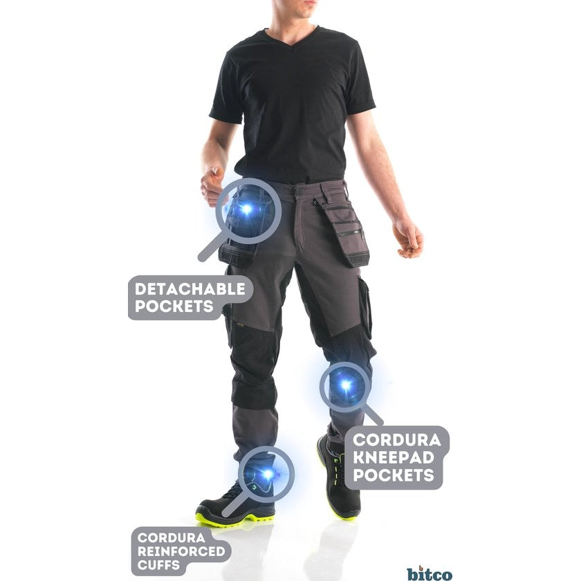 BITCO GARONNE Work Pants - Water-Repellent - Oil-Repellent - Reinforced with CORDURA® - Image 11