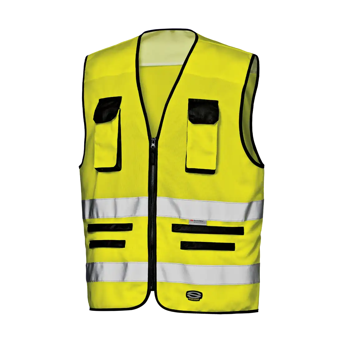 TRAFFIC WAISTCOAT - Class 2 - High-Vis - Double Reflective Band