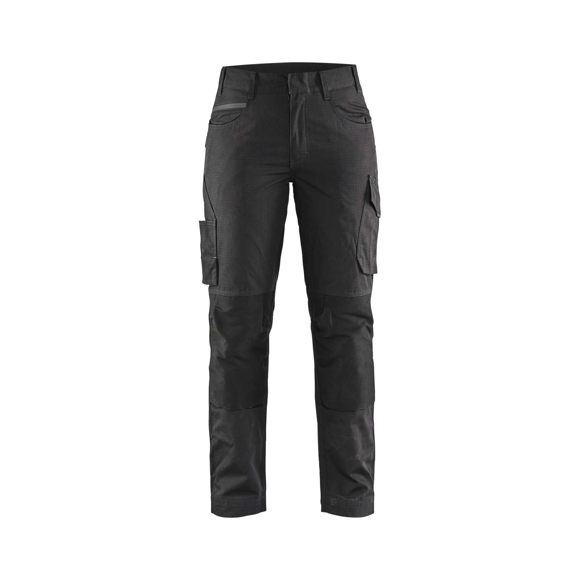 BLAKLADER 71951330 | Women's service trousers with stretch Hi Vis Reflective Work Trousers Women - Ripstop Fabric
