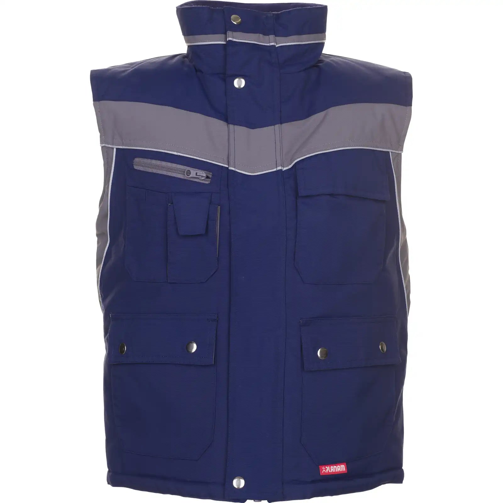 Planam Plaline Winterweste marine/zink XS marine/zink - Vorschaubild