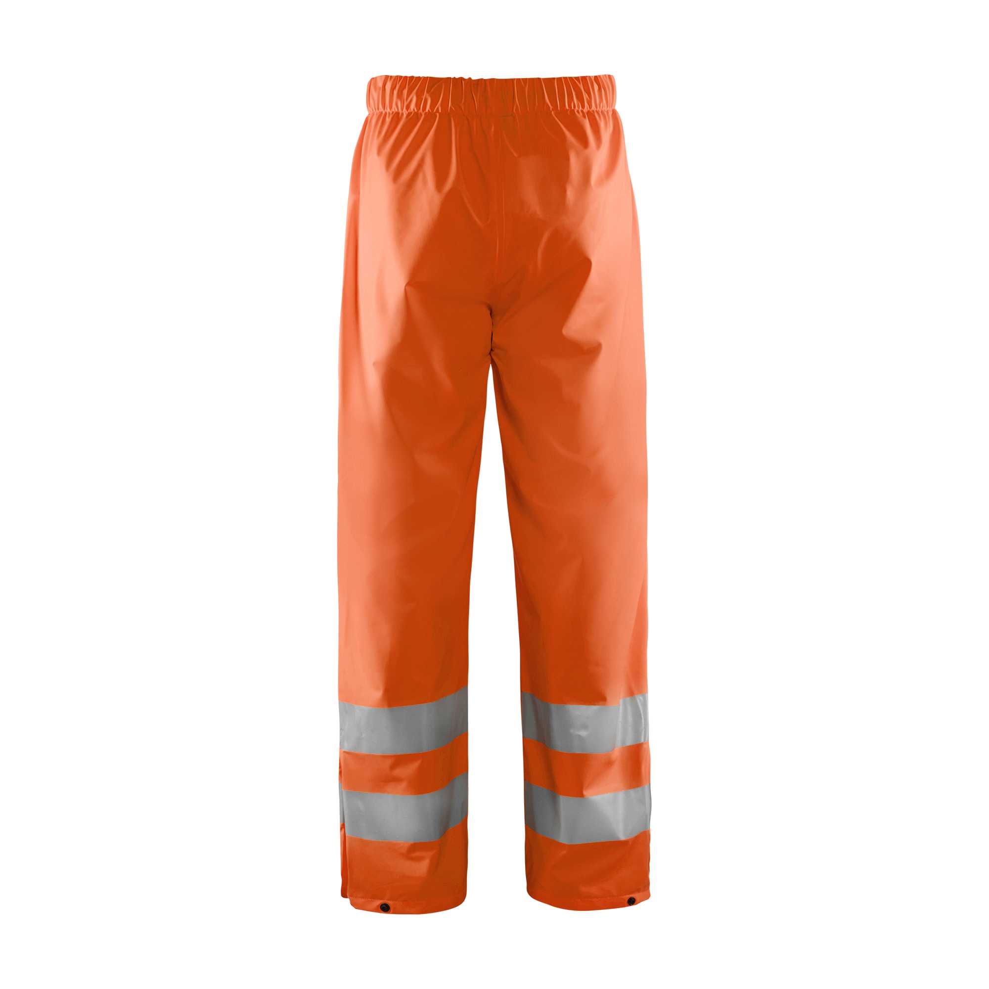 BLAKLADER 13842000 Rain Trousers Hi Vis LEVEL 1 Hi Vis Reflective Work Trousers Men - waterproof