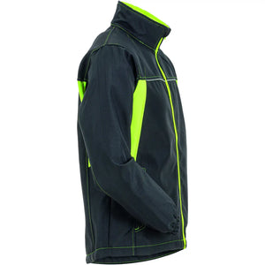 Planam Basalt Neon Softshelljacke anthrazit/gelb XS anthrazit/gelb - Produktbild ohne Model