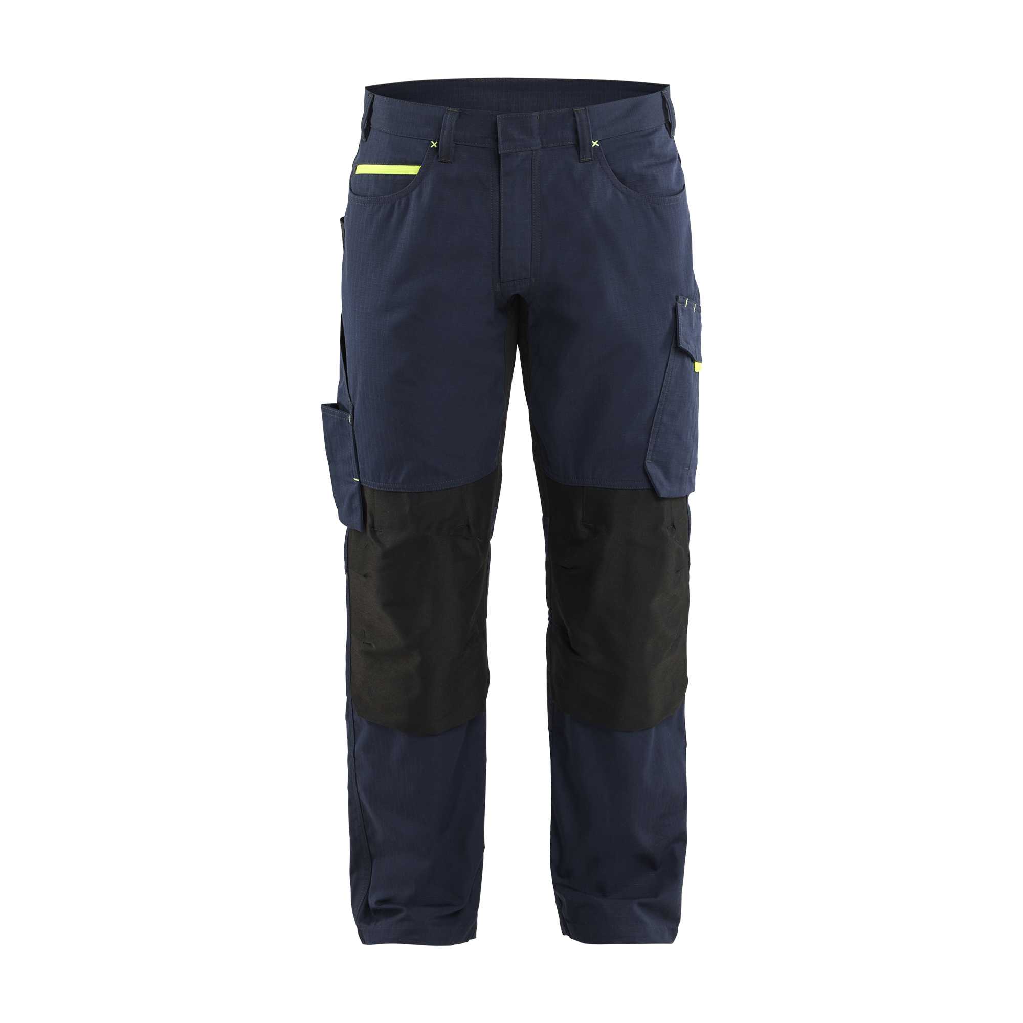 BLAKLADER 14951330 | Service Trousers with Stretch Work Trousers Men - Ripstop Fabric