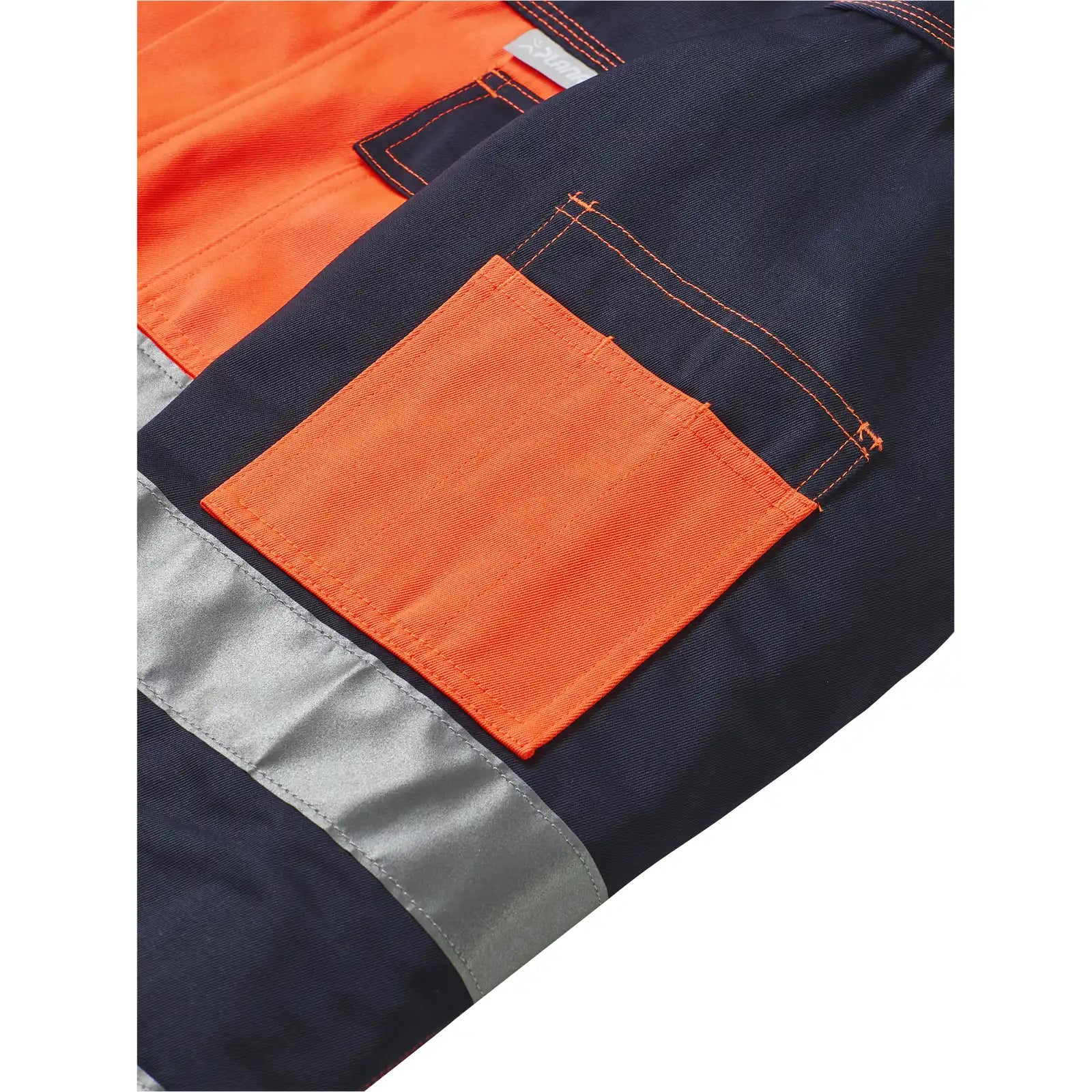 Planam Warnschutz Rallyekombi orange/marine 102 orange/marine - Extra Detailbild