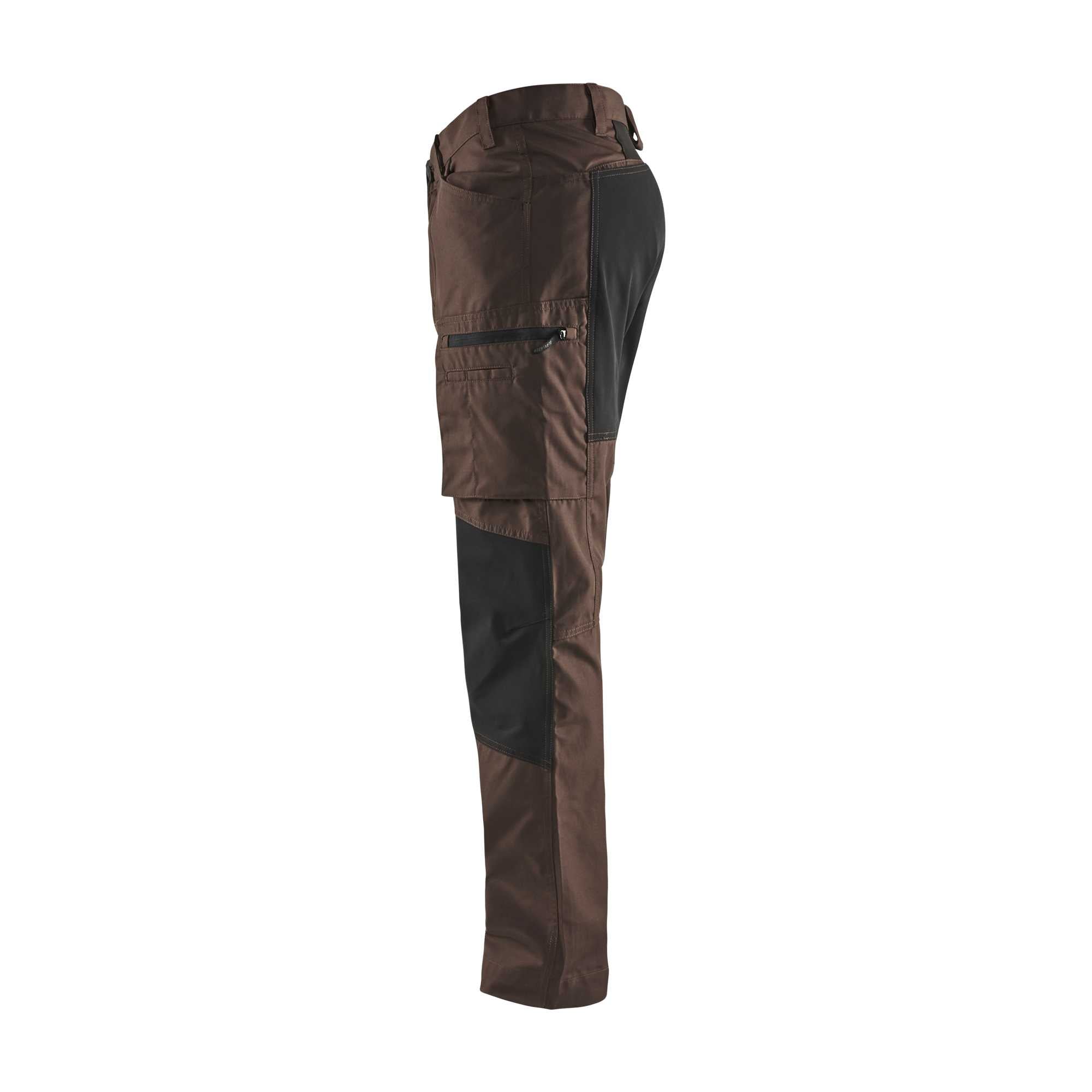 BLAKLADER 14591845 Service Trousers with Stretch Work Trousers Men - stretch panels