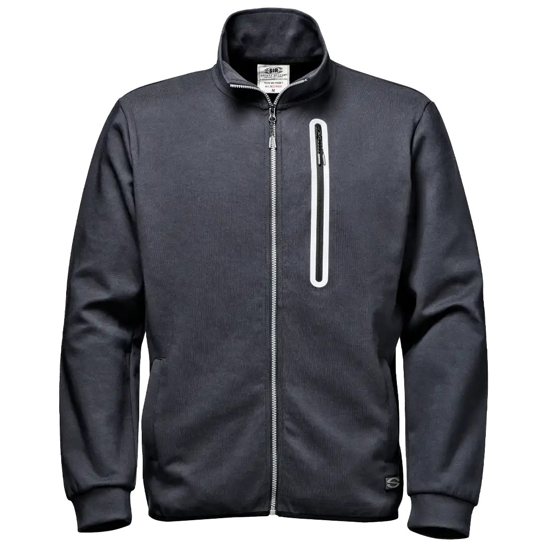 BIG POCKET SWEATSHIRT - Hi-Vis Reflex Profile - Full-Zip - Double-Jersey Fabric - Image 1