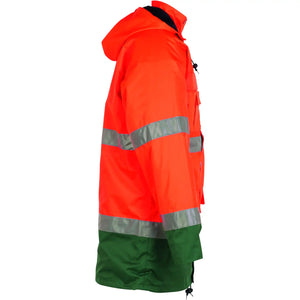 Planam Warnschutz Parka orange/grün S orange/grün - Produktbild ohne Model