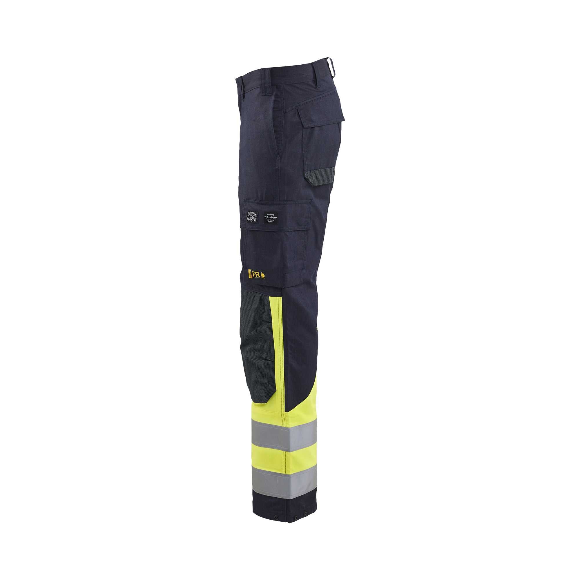 BLAKLADER 14911512 | APC 2 Multinorm Inherent Trousers Hi Vis Reflective Work Trousers Men - ripstop fabric