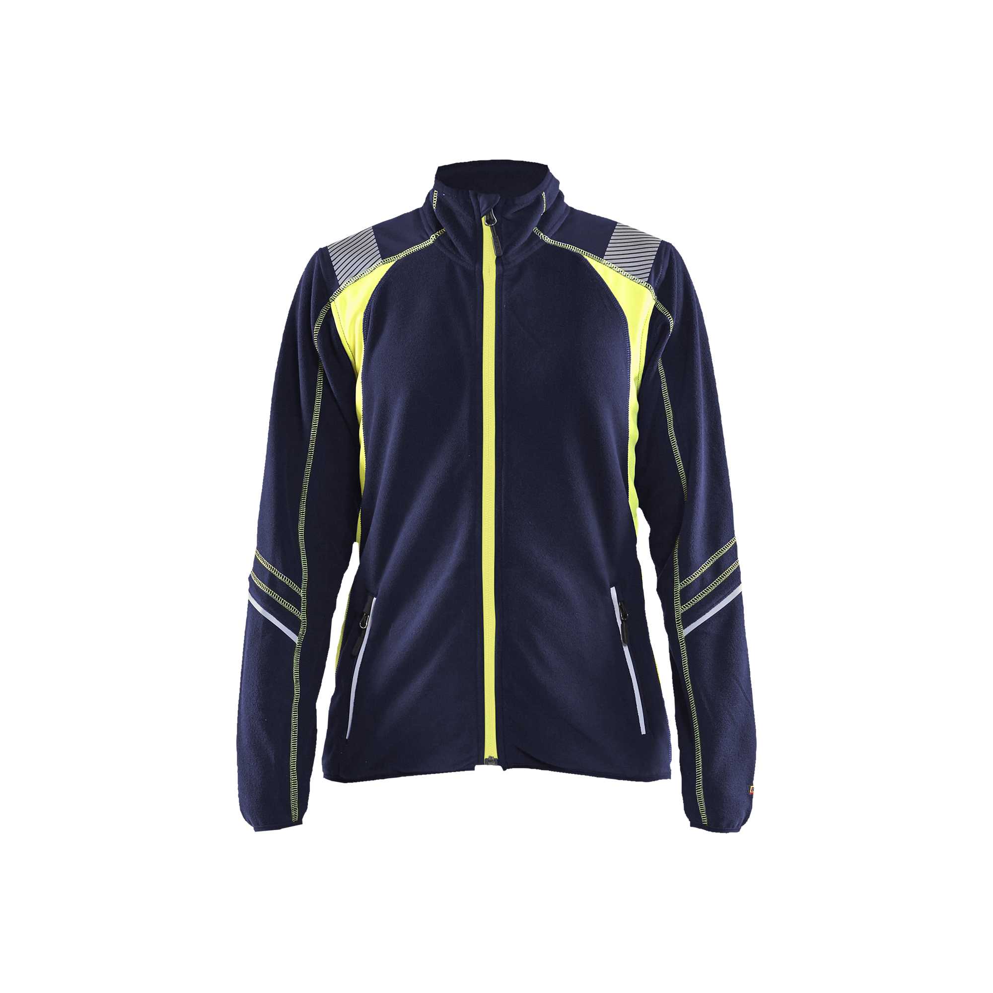 BLAKLADER 49731010 Women's microfleece jacket Hi Vis Reflective Fleece Jacket WOMEN - Antipilling