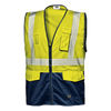SIR SAFETY SPARVIERO Hi Vis Reflective Work Waistcoat MEN - Zipper Closure