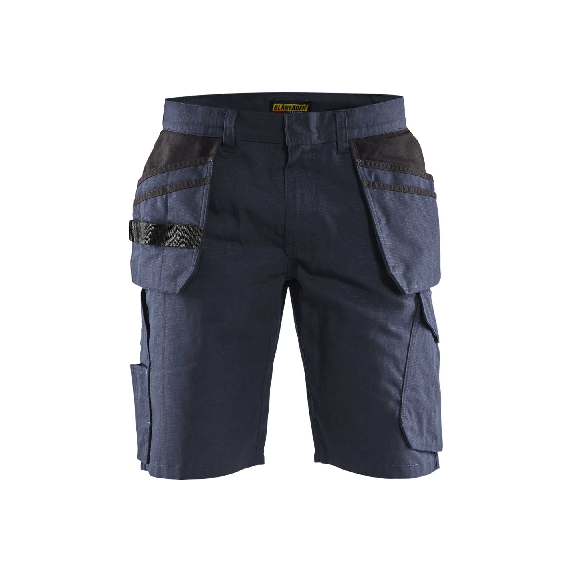 BLAKLADER 14941330 Service Shorts with Tool Pockets Work Shorts Men - ripstop fabric
