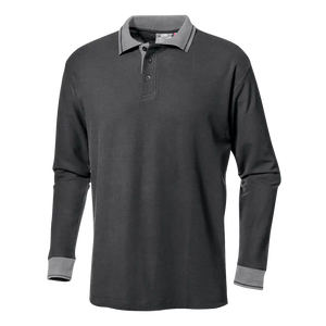 SIR SAFETY PIQUET polo long sleeve Long Sleeve Work Polo MEN - 100% Cotton