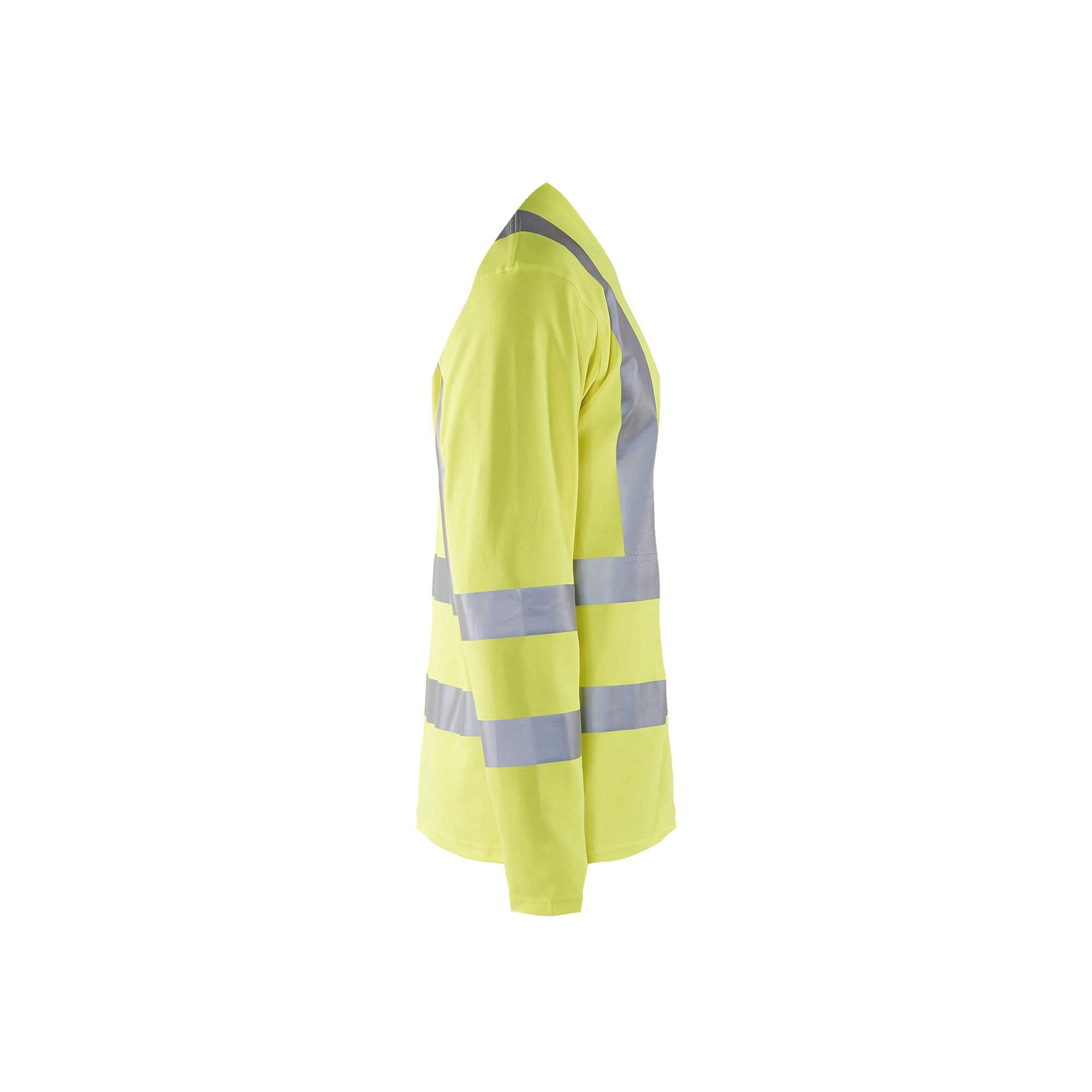 BLAKLADER 33811070 Hi Vis UV Long Sleeved T shirt Hi Vis Reflective Long Sleeve Work T-Shirt MEN - UV Protection