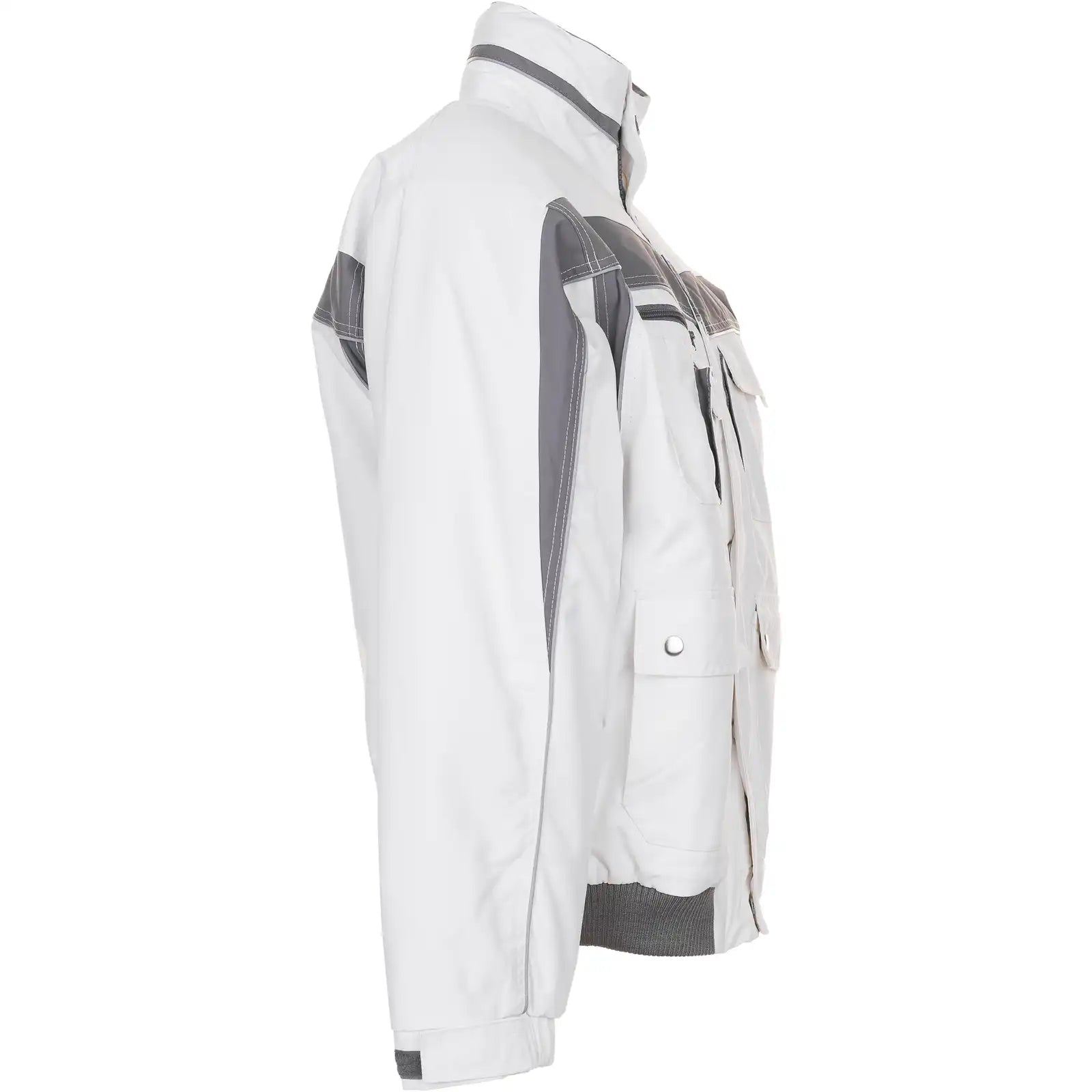 Planam Plaline Winterblouson reinweiß/zink XS reinweiß/zink - Produktbild ohne Model
