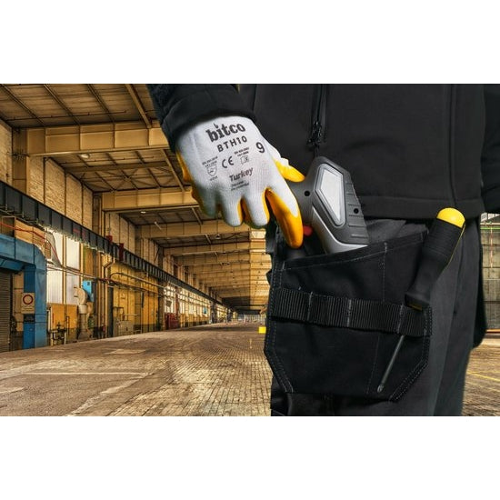 BTH10 Work Gloves - Anti-Slip - Nitrile Coating - Full Grip - Pack of 12 Pieces - Image 4