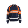 BLAKLADER 33591158 Hi Vis Sweater Hi Vis Reflective Work Sweatshirt MEN - 100% Cotton